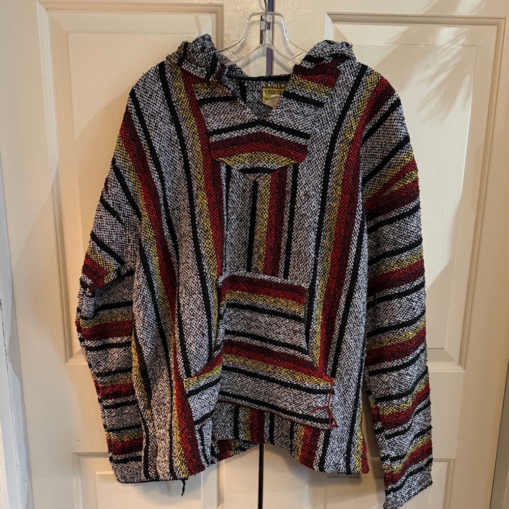 Multicolor Striped Boy’s Hoodie